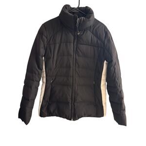 Calvin Klein Performance Puffer Down Ski Coat Jacket Black Womens Size Small